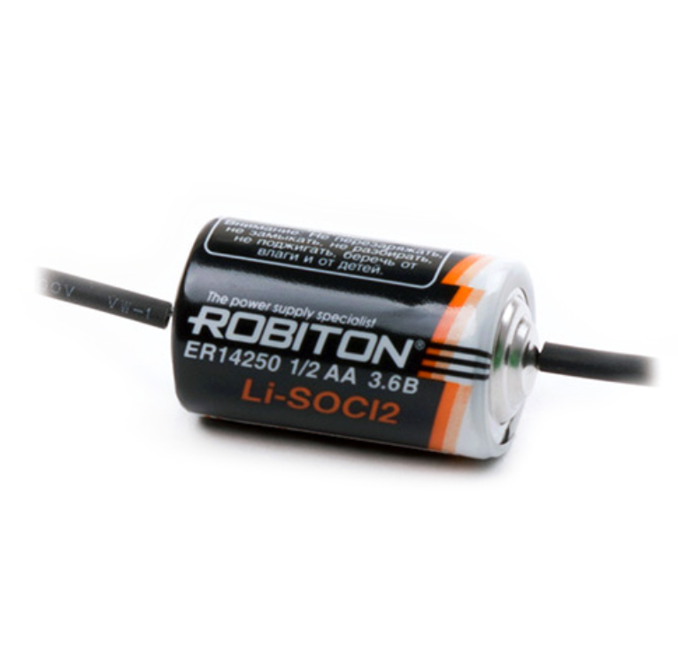 Элемент питания ROBITON ER14250-AX 1/2AA с аксиальными выводами