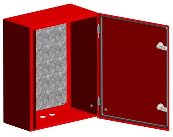 Щит с монтажной панелью ЩМПг- 60.60.25 RAL 3001 IP54 EKF PROxima