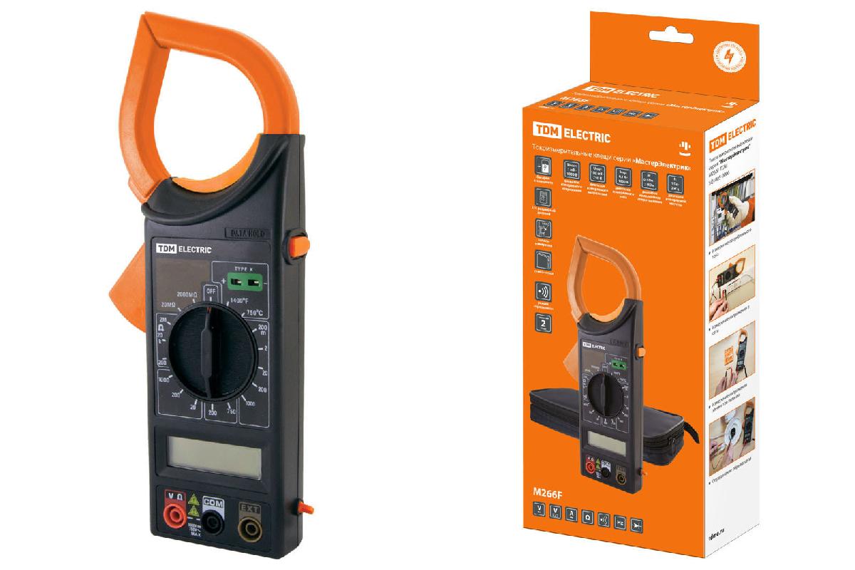 Токоизмерительные клещи TDM серия МастерЭлектрик М266F