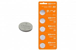 Элемент питания TDM CR2032 Lithium 3V BP-5