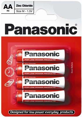 Элемент питания Panasonic R6 HD Zinc Carbon BP4 (кратно 4)