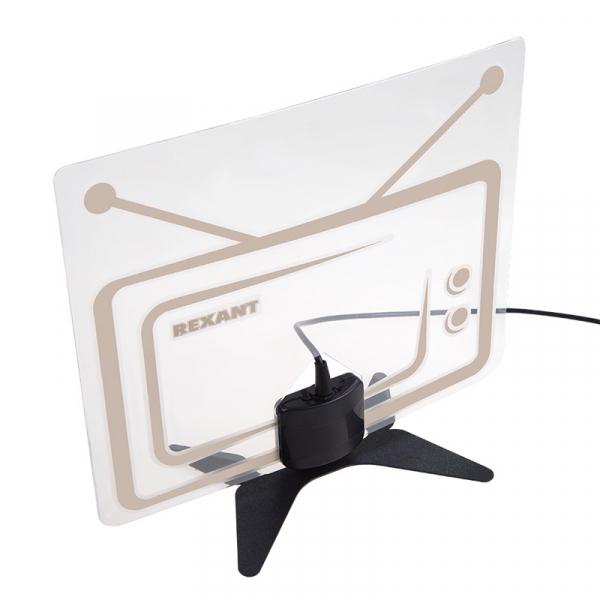 Антенна комнатная для цифрового телевидения DVB-T2 REXANT Ag-718 34-0718