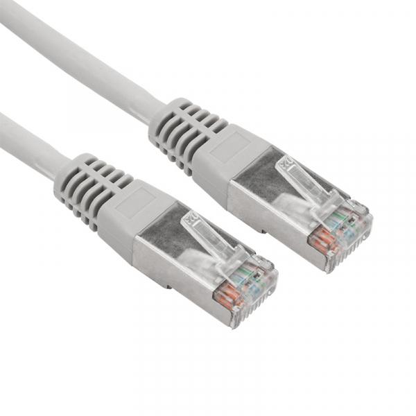 Патч-корд FTP категория 5e LSZH, длина 3 метра, экранированный, серый REXANT 18-8006-1