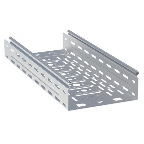 Лоток перфорированный ЛП(0.7) 100Х80Х3000  EKF RAL L8010001-RAL (кратно 3)