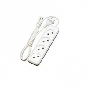 Удлинитель СОЮЗ 4 гнезда  3метра  без заземляющих контактов  ШВВП  2х0,75 481S-0403
