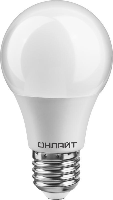 Лампа светодиодная 71 647 OLL-A60-7-230-2.7K-E27 7Вт грушевидная 2700К тепл. бел. E27 525лм 176-264В ОНЛАЙТ 71647