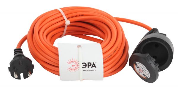 Удлинитель силовой ЭРА UPx-1-2x0.75-10m-IP44 в бухте б/з 1 гн 10м ПВС 2х0.75