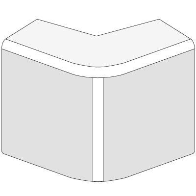 DKC  AEM  Белый  Угол внешний  40x17  00406