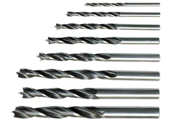 Набор сверл по дереву SPARTA   3-4-5-6-7-8-9-10 мм, 8 шт., цилиндрический хвостовик,  702125