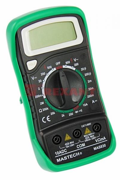 Портативный мультиметр MAS830B MASTECH 13-2010