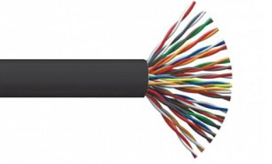 U/UTP кабель связи витая пара категория 5E, 25 пар 25х2х24AWG solid, LSZH, 500м, серый  ITK