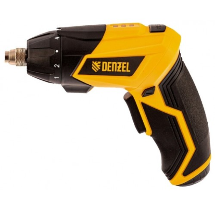 Отвертка аккумуляторная CSL-3,6-01, Li-Ion, 3,6 В, 1,3 Ач, с аксессуарами// Denzel