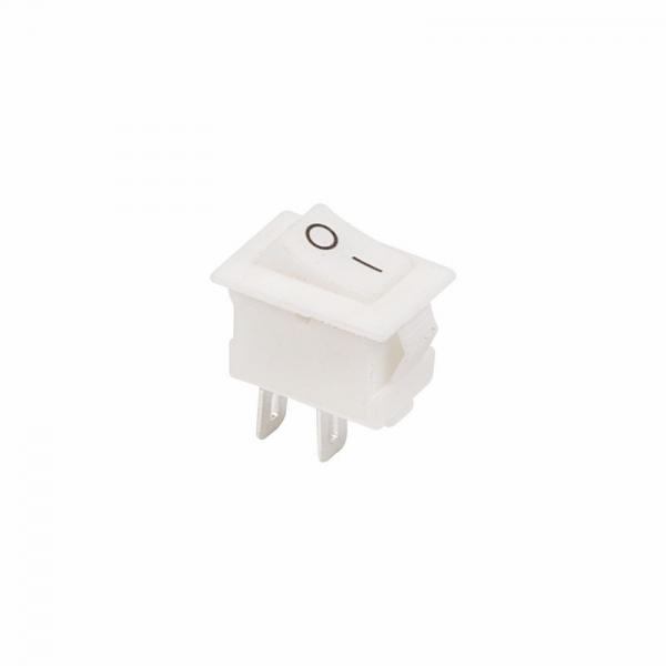 Выключатель клавишный 250V 3А (2с) ON-OFF белый  Micro  (RWB-101)  REXANT 36-2012