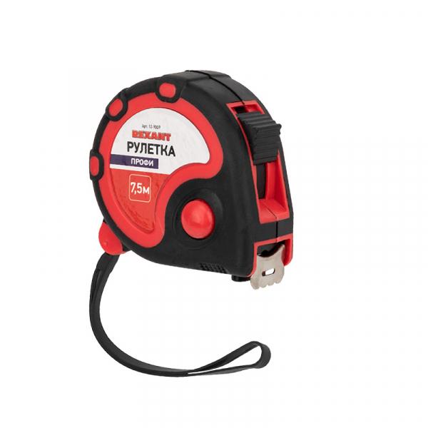 Рулетка «Профи» прорезиненный корпус 7,5 м х 25 мм REXANT 12-9009