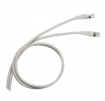 Шнур коммутационный RJ 45 - категория 5е - U/UTP - PVC - неэкранированный - 5 м - серый