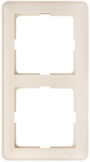 Рамка 2-м W59 сл. кость SchE KD-2-28 (КД-2-28)