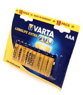 Элемент питания VARTA 4103.101.461"LONGLIFE " LR03  BP10