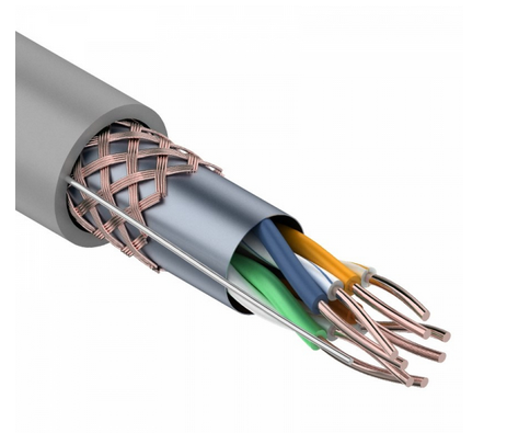 SFTP 4PR 24AWG CAT5e 305м кабель REXANT 01-0342