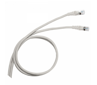 Патч-корд U/UTP категория 5е PVC 2м серый Legrand 051637