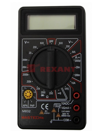 Портативный мультиметр M832 MASTECH REXANT 13-2003