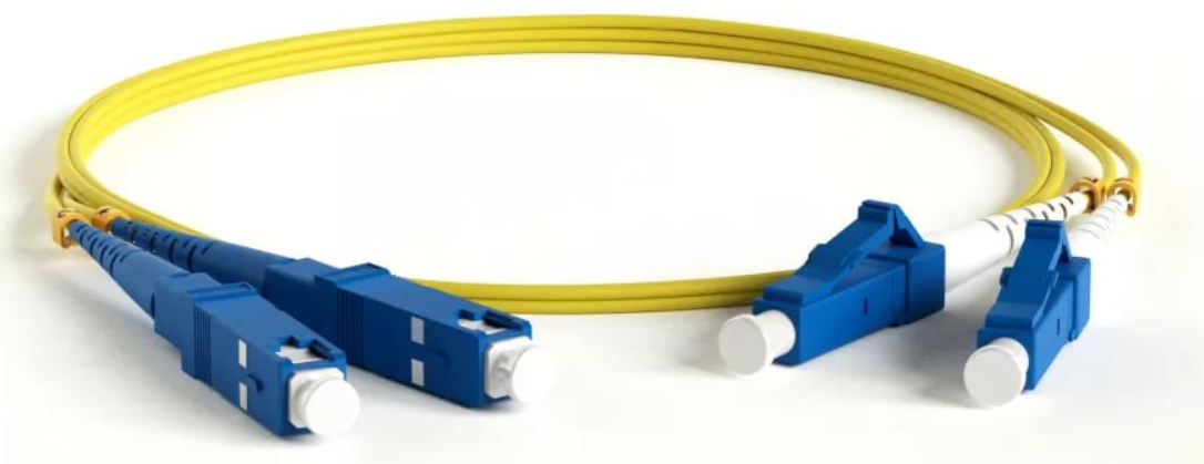 Патч-корд волоконно-оптический Hyperline SM 9/125, LC/UPC-SC/UPC, duplex, LSZH, 5 м