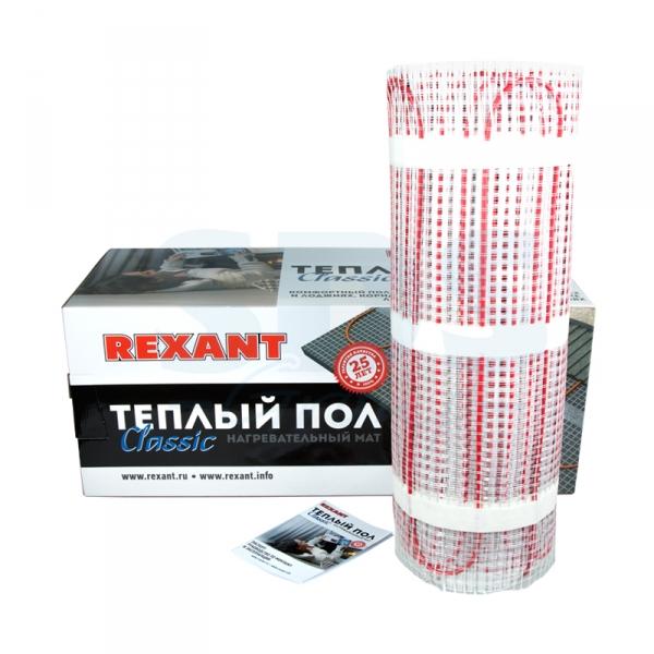 REXANT Тёплый пол (нагревательный мат)  Classic RNX-15,0-2250 (площадь 15,0 м2 (0,5 х 30,0 м)), 2250 Вт, двухжильный с экраном 51-0527-2