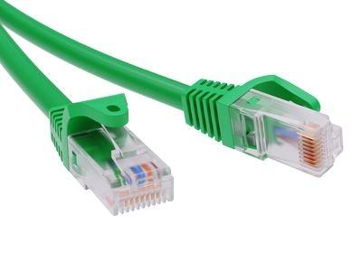 Патч-корд неэкранированный CAT5E U/UTP 4х2, LSZH, зелёный, 1.0м