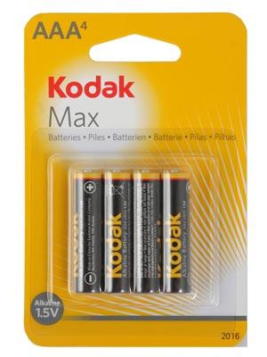 Элемент питания Kodak LR03 MAX BP4 (кратно 4)