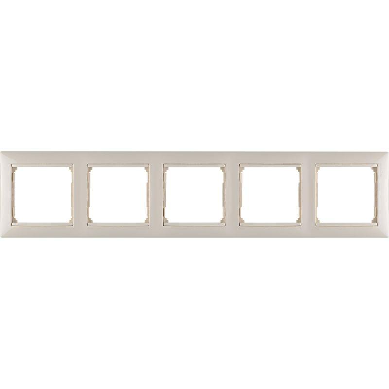 Рамка 5-м Valena горизонт. сл. кость Leg 774355