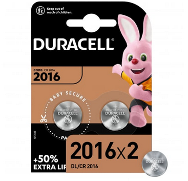 Элемент питания DURACELL DL/CR2016-2BL