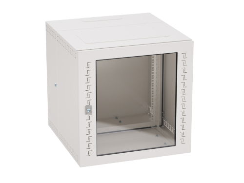 Шкаф телекоммуникационный навесной,16U (800х600х650) дверь стекло, RAL7035