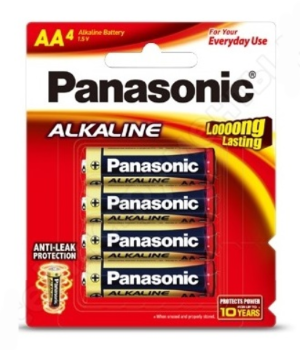 Элемент питания Panasonic LR6   Alkaline SR4 (кратно 4)