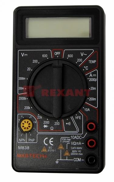 Мультиметр M-838 MASTECH портативный 13-2004