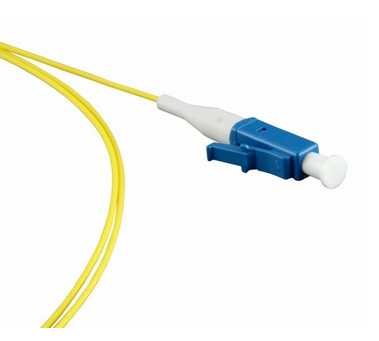 Пигтейл волоконно-оптический SM 9/125 (OS2), LC/UPC, 1 м, LSZH Hyperline FPT-B9-9-LC/UR-1M-LSZH-YL