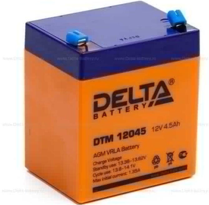 Аккумулятор DELTA DTM12045 12V, 4,5Ah