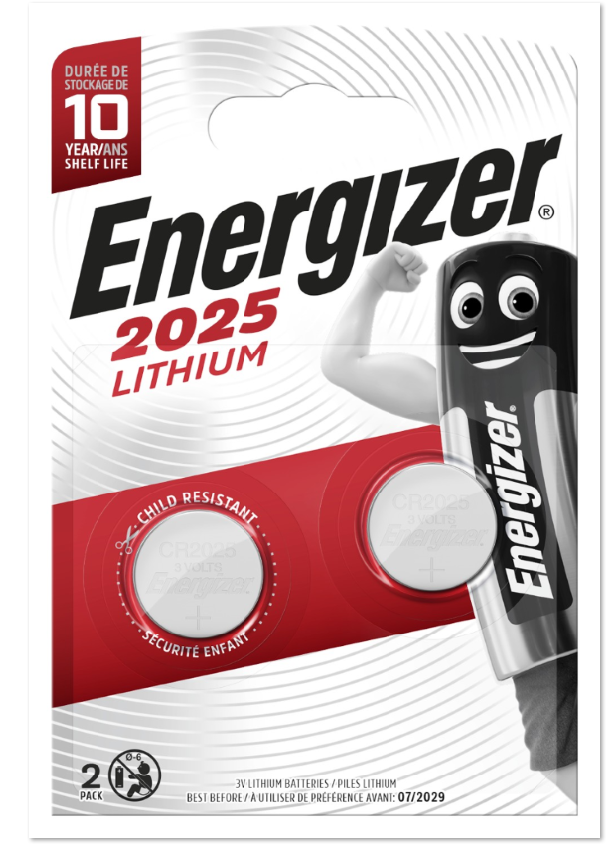 Элемент питания ENERGIZER CR2025 Lifhium FSB2