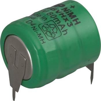 Аккумулятор GP 80BVH 3A3H 3,6V,  80mAh