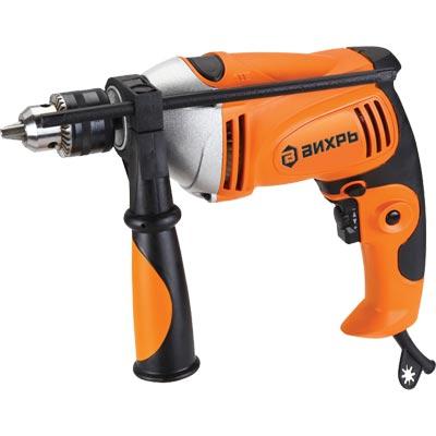 Дрель ударная 1100Вт 13мм, рег.обор., реверс ДУ-1100 Вихрь 72/8/4 (см описание)