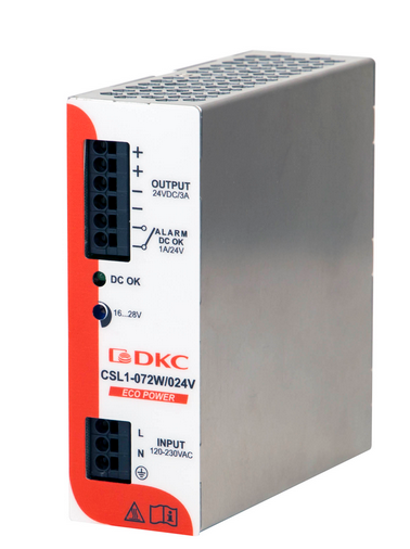 Источник бесперебойного питания ДКС ECO POWER, 1p, 72 Вт, 3 А, 24 В
