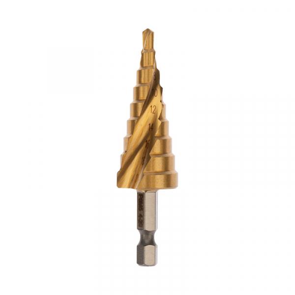 Сверло по жести ступенчатое ТИТАН 4,0 - 20,0 мм  REXANT 12-6611