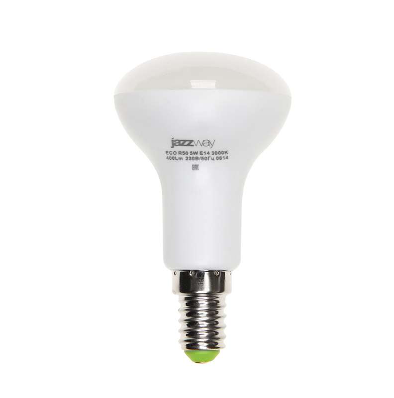 Лампа светодиодная PLED-ECO 5Вт R50 4000К нейтр. бел. E14 400лм 220-240В JazzWay 1037046A