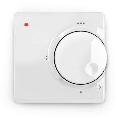 Теплолюкс Терморегулятор ТР 510 /механический   220 B,  16 А (3,5 кВт),  450 мВт,  86x86x35 мм,  IP20,