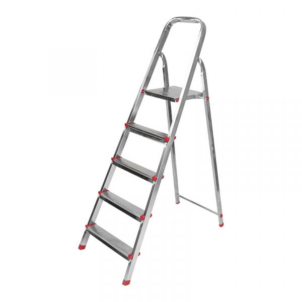 Стремянка металлическая 5 ступенек, усиленный профиль REXANT 12-5055