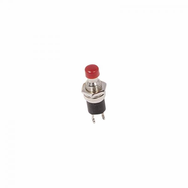 Выключатель-кнопка  металл 220V 2А (2с) (ON)-OFF  Ø7.2  красная  Micro (RWD-301, PBS-10B)  REXANT 36-3310