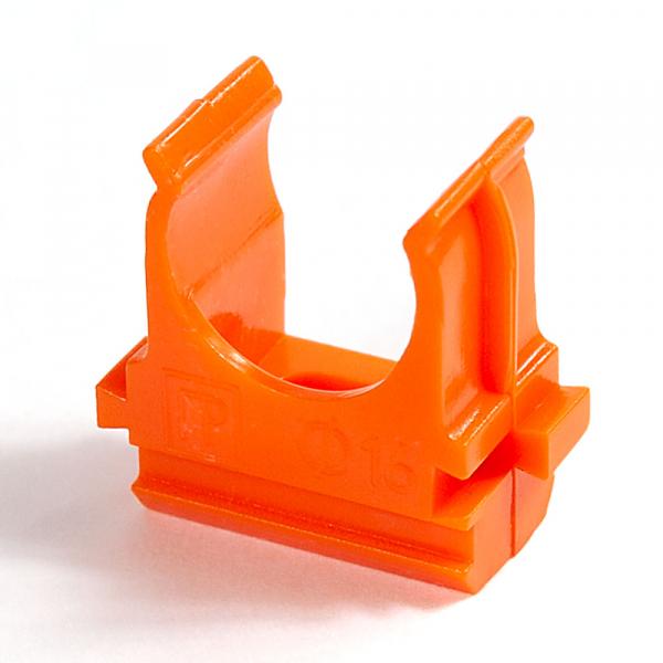 Крепеж-клипса универсальная 40мм оранжевая  АБС-пластик (15шт/300шт уп/кор) Промрукав