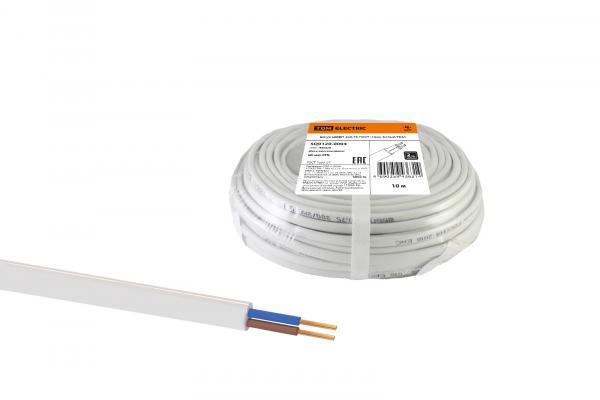 ШВВП 2х0,75 шнур (10м), белый TDM (кратно 10)