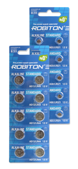 Элемент питания ROBITON STANDARD AG1 BL10