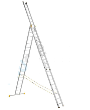 Лестница 3-секц алюм 3*20ст професс. 577/1056/1526 Алюмет Р3 9320