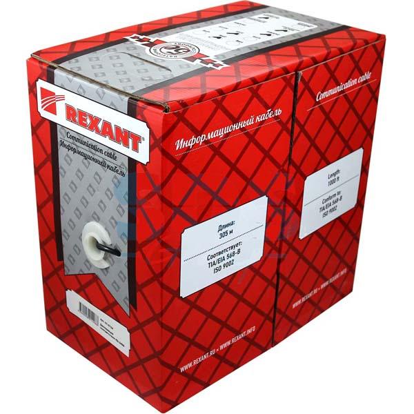 FTP 2PR 24AWG CAT5e 305м REXANT кабель 01-0122