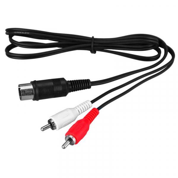 Шнур  DIN 5PIN Plug - 2 RCA Plug  1.2М  REXANT 17-2512-4